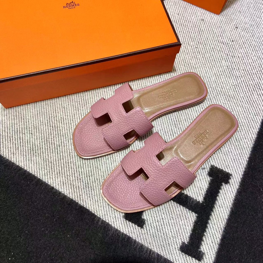 에르메스 올수공 오란 슬리퍼 샌들 토고 40